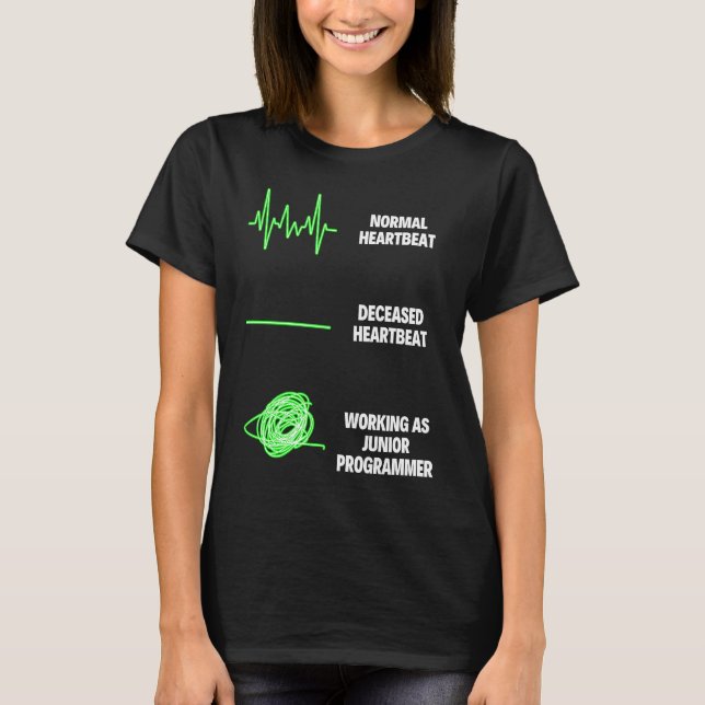 Camiseta Junior Programmer Professional Worker Programming  (Anverso)