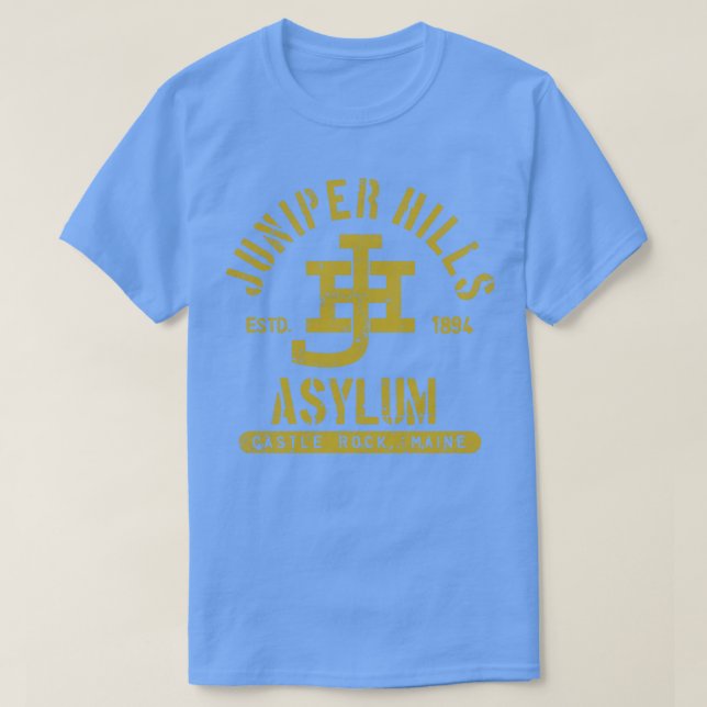 Camiseta Juniper Hills Asylum (Diseño del anverso)