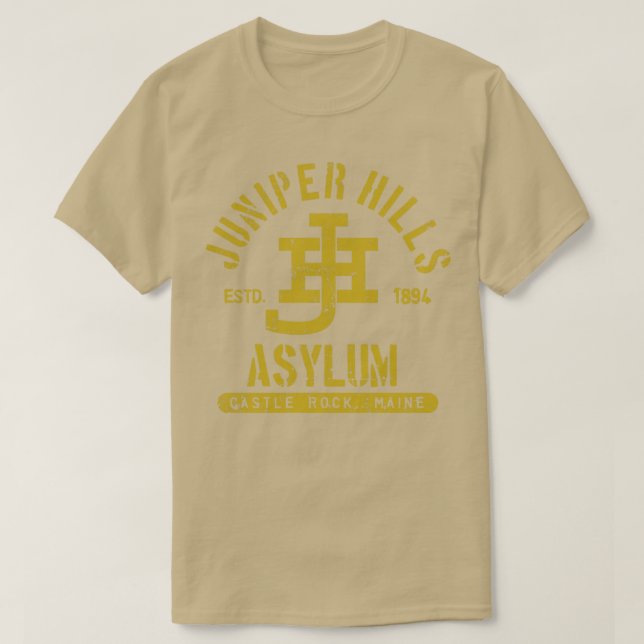 Camiseta Juniper Hills Asylum (Diseño del anverso)