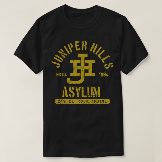 Camiseta Juniper Hills Asylum (Diseño del anverso)