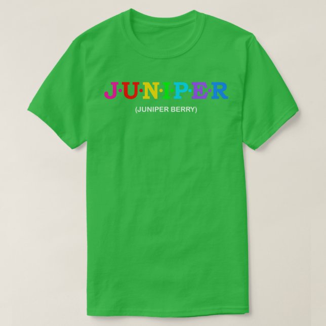 Camiseta Juniper Juniper Berry 1 (Diseño del anverso)