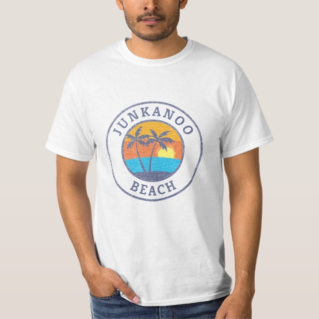 Camiseta Junkanoo Beach, Bahamas, un anticuado estilo clási (Anverso)