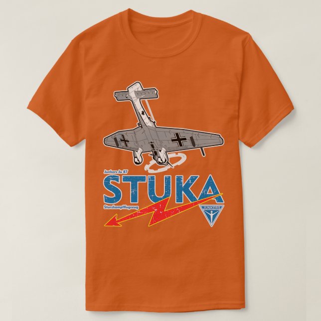 Camiseta Junkers Ju 87 Stuka  (Diseño del anverso)