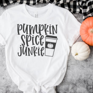 Camiseta Junkie de las especias de calabaza