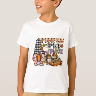 Camiseta Junkie Gnomes Spice Spice Fall Otoño Thanksgivi