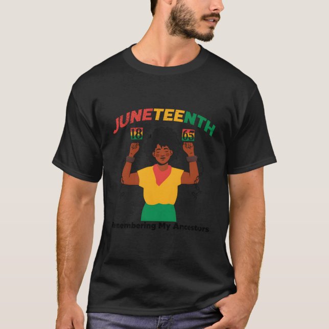 Camiseta Junonésimo Recordando A Mis Ancestros 1865 Histori (Anverso)