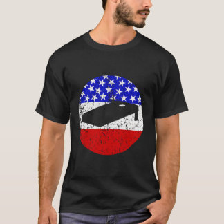 Camiseta Junta de Cornhole de Bandera Americana