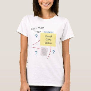 Camiseta Junta de Evidencia de Solución de Crimen de mister