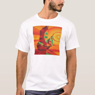 Camiseta Juntas Cubistas En El Mar Rojo