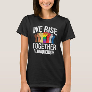 Camiseta Juntos Albuquerque Lgbtq Nuevo Orgullo Mexicano
