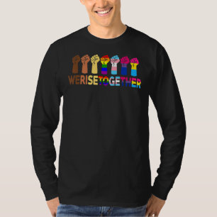 Camiseta Juntos Alzamos Lgbt Q Orgullo Justicia Social Igua