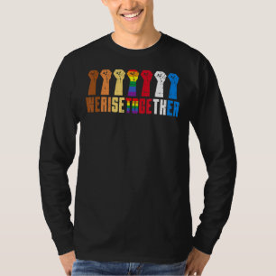 Camiseta Juntos Alzamos Lgbt Q Orgullo Justicia Social Igua
