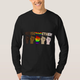 Camiseta Juntos Alzamos Lgbt Q Orgullo Justicia Social Igua