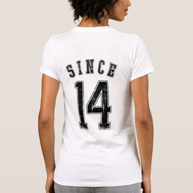 Camiseta Juntos desde 2014 (Reverso)