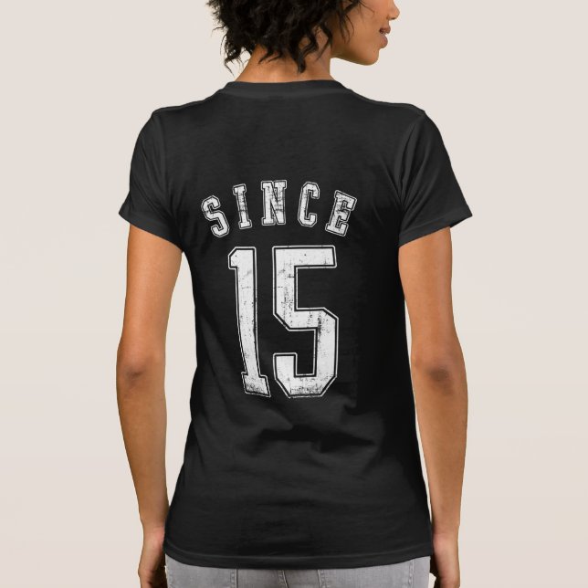 Camiseta Juntos desde 2015 (Reverso)