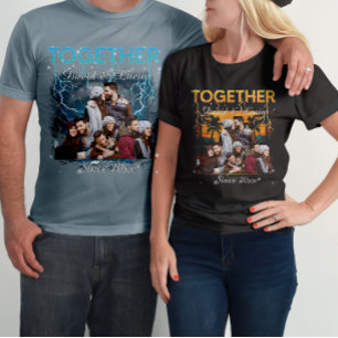 Camiseta Juntos Desde Estilo Retro de Contrabando Foto Pers