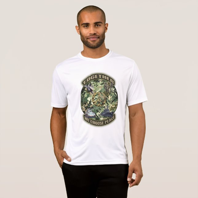 Camiseta Juntos elegimos la paz (Anverso completo)