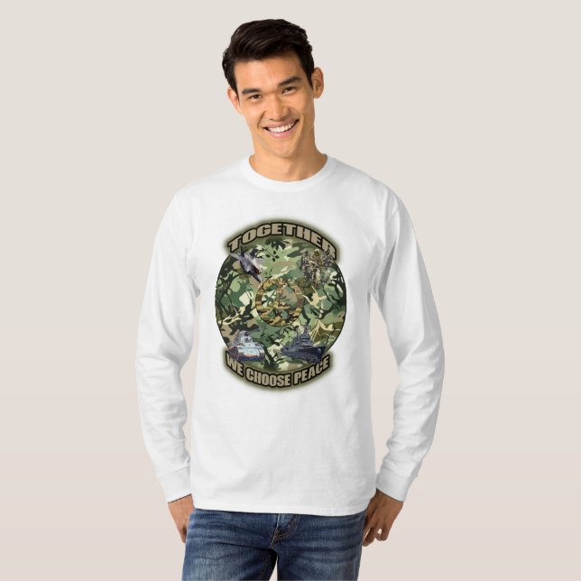 Camiseta Juntos elegimos la paz (Anverso completo)