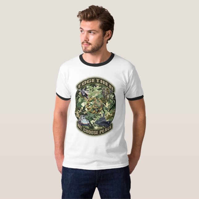 Camiseta Juntos elegimos la paz (Anverso completo)