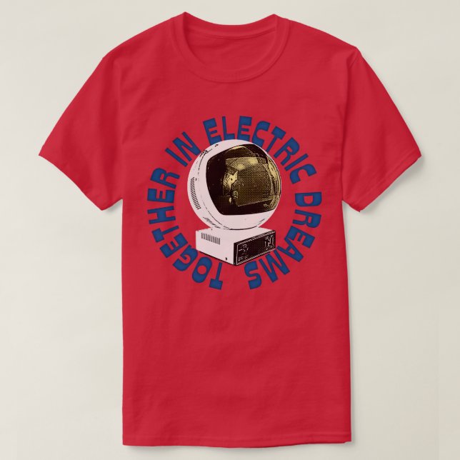Camiseta Juntos En Los Sueños Eléctricos 1 (Diseño del anverso)