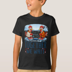 Camiseta Juntos Esperamos Pescar Pollo Pareja Valent