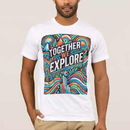 Camiseta Juntos exploramos: la aventura espera"