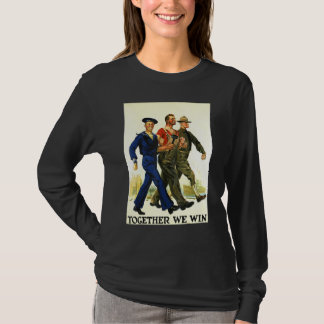 Camiseta Juntos Ganamos A Los Ee.Uu. Patriotas Estadouniden