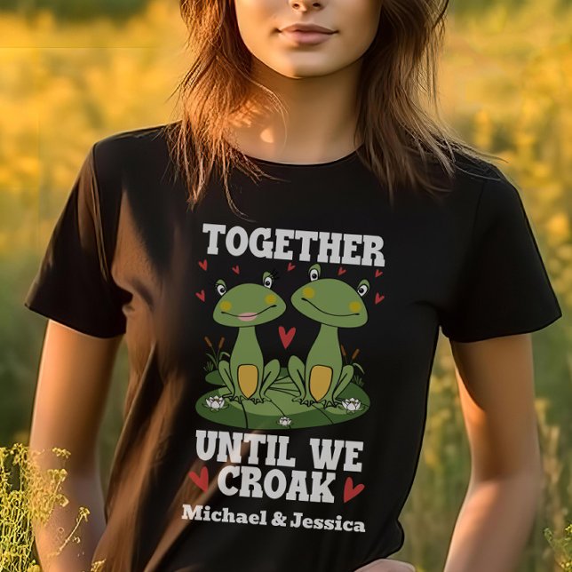 Camiseta Juntos hasta que cruzamos a Personalizado de parej (Subido por el creador)