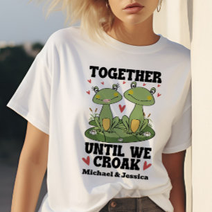 Camiseta Juntos hasta que cruzamos a Personalizado de parej