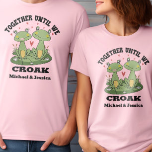 Camiseta Juntos hasta que cruzamos a Personalizado de parej
