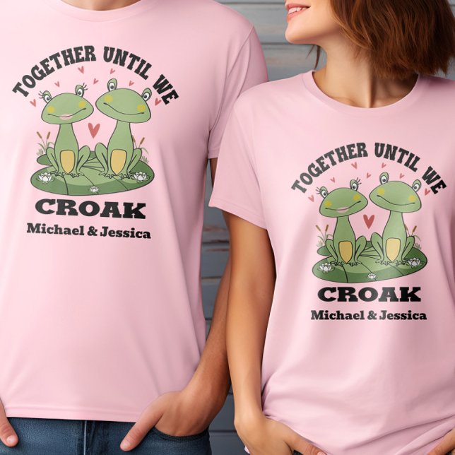 Camiseta Juntos hasta que cruzamos a Personalizado de parej (Subido por el creador)