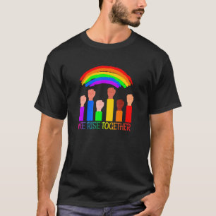 Camiseta Juntos levantamos LGBT Q Orgullo Justicia Social I