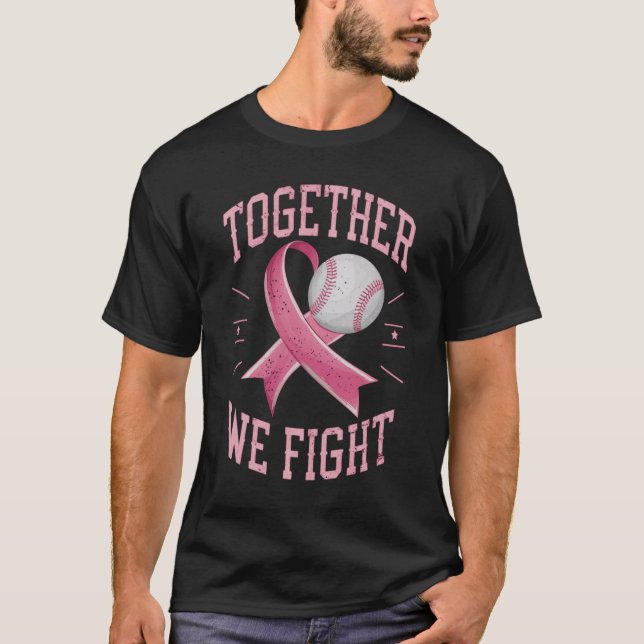 Camiseta Juntos Luchamos Concienciación sobre el Cáncer de  (Anverso)