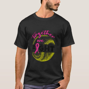 Camiseta Juntos Luchamos Contra El Softball Usamos Ca De Pe