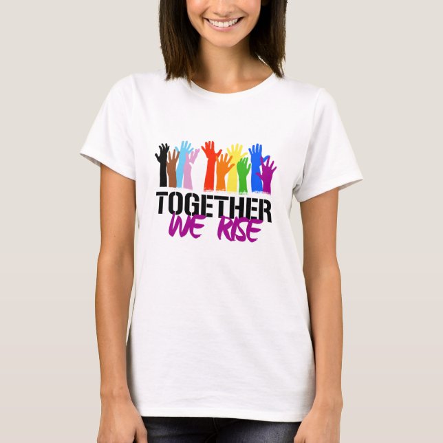 Camiseta Juntos nos elevamos (Anverso)