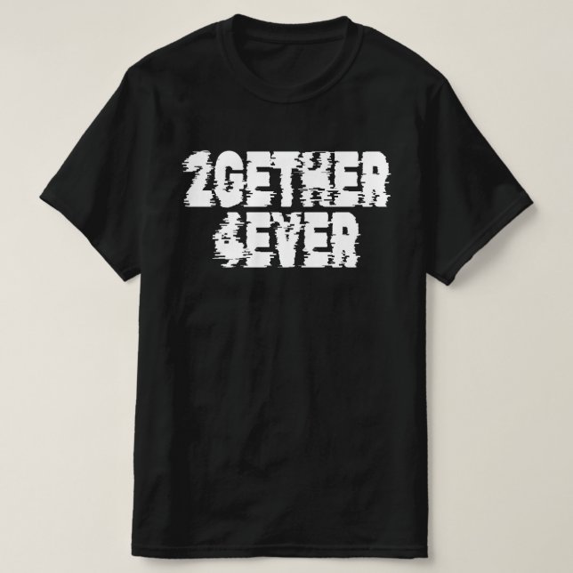 Camiseta juntos para siempre (Diseño del anverso)