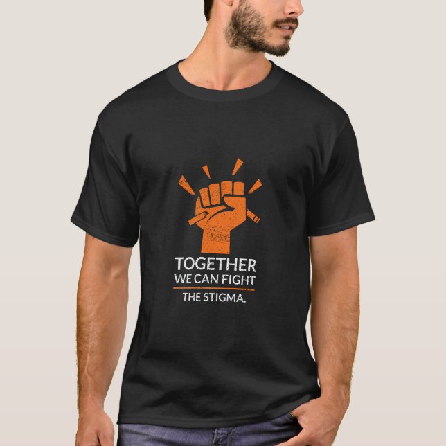 Camiseta Juntos podemos luchar contra el estigma - Salud me (Anverso)