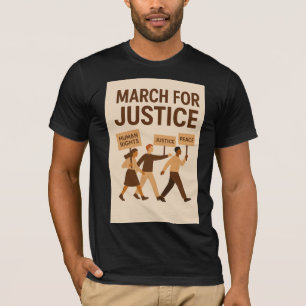 Camiseta "Juntos por la paz - Apoyen los derechos humanos"