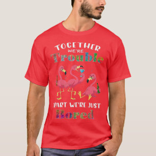 Camiseta Juntos problemas, separados aburridos