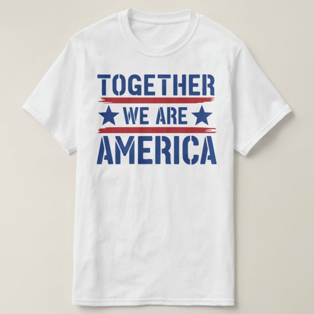 Camiseta Juntos Somos América (Diseño del anverso)