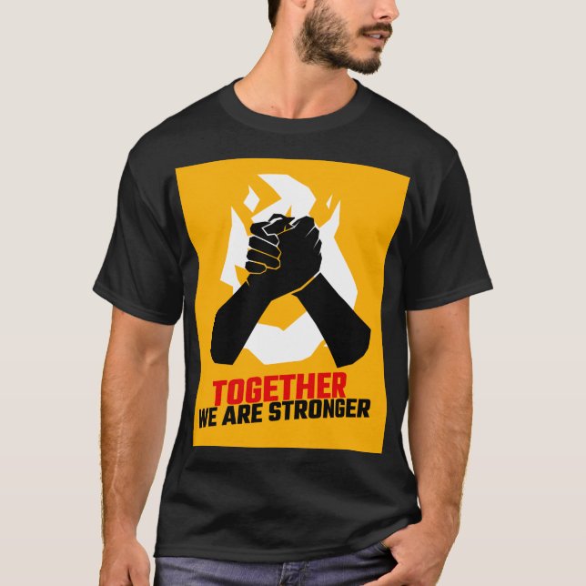 Camiseta Juntos Somos Más Fuertes (Anverso)