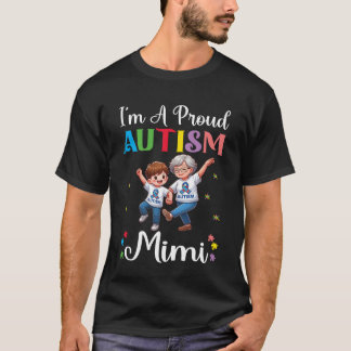 Camiseta Juntos soy una orgullosa autismo Mimi acepto amor