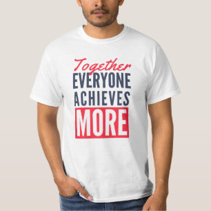 Camiseta Juntos Todos Logran Más Oficina De Trabajo En Equi