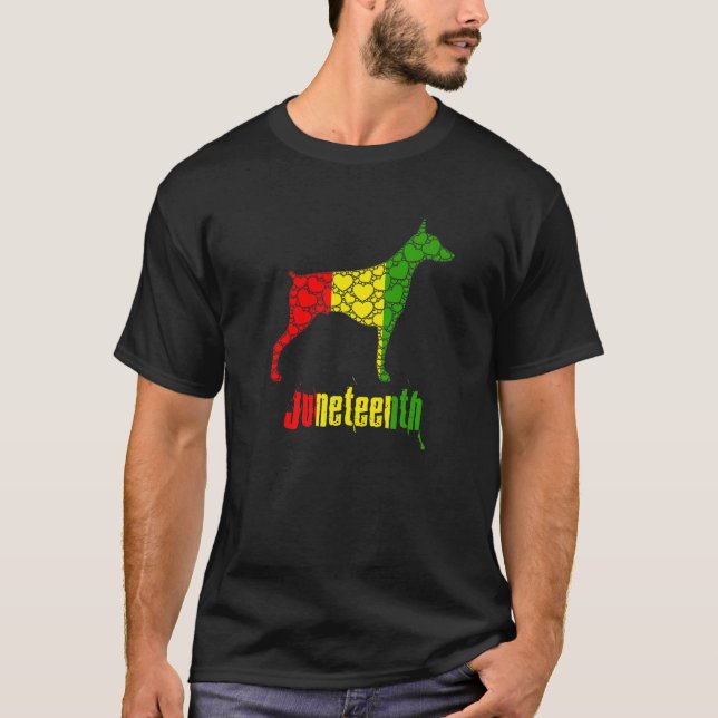 Camiseta Junundécimo día Orgullo Negro Historia Corazón de  (Anverso)