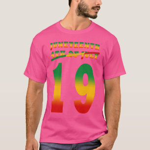 Camiseta Junundécimos ancestros Black African American 19 d