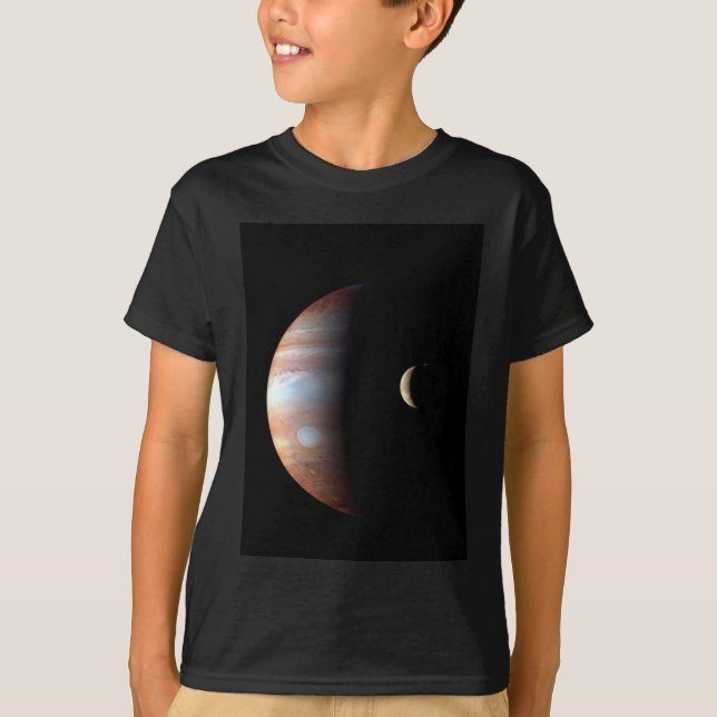 Camiseta Júpiter 5º planeta con sistema solar de Cassini (Anverso)