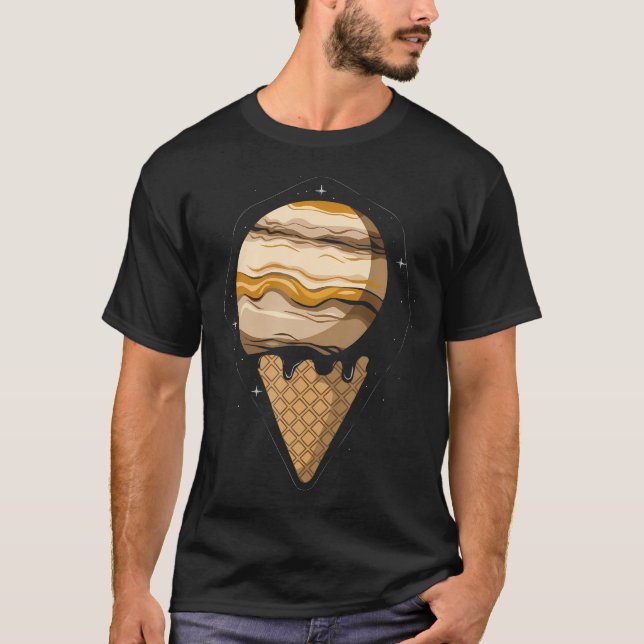 Camiseta Júpiter Planeta Galaxia Espacio Astrónomo (Anverso)