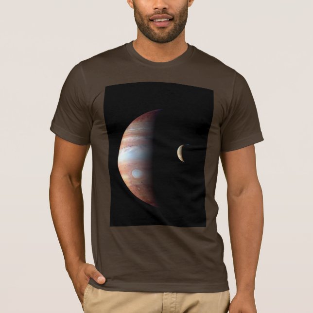 Camiseta Júpiter Planeta Gigante Gaseoso y Io Luna Galilean (Anverso)