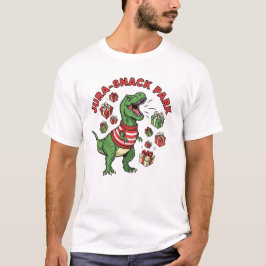 Camiseta Jura-Snack Park – Fiesta de Navidad de Dinos