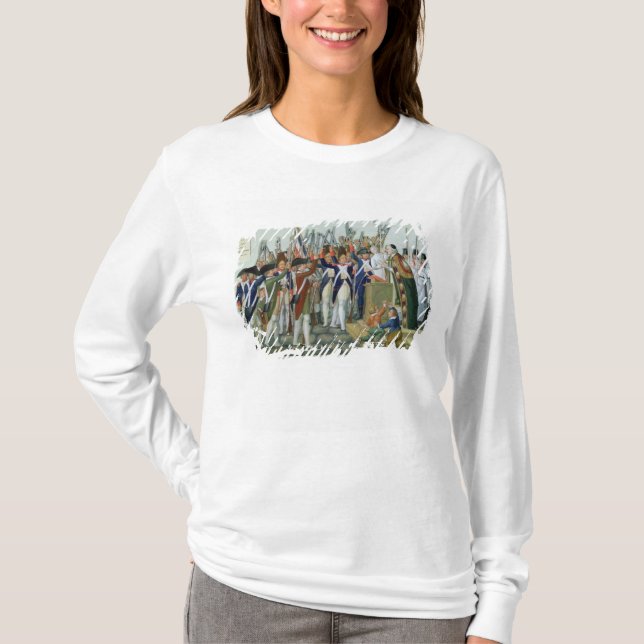 Camiseta Juramento de los distritos, febrero de 1790 (Anverso)